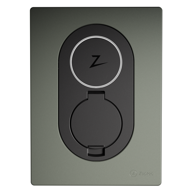 Zaptec GO laadpaal tot 22 kW Moss Green
