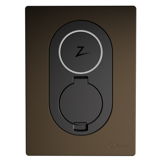 Zaptec GO laadpaal tot 22 kW Wood Brown