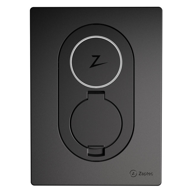 Zaptec GO laadpaal tot 22 kW Asphalt Black